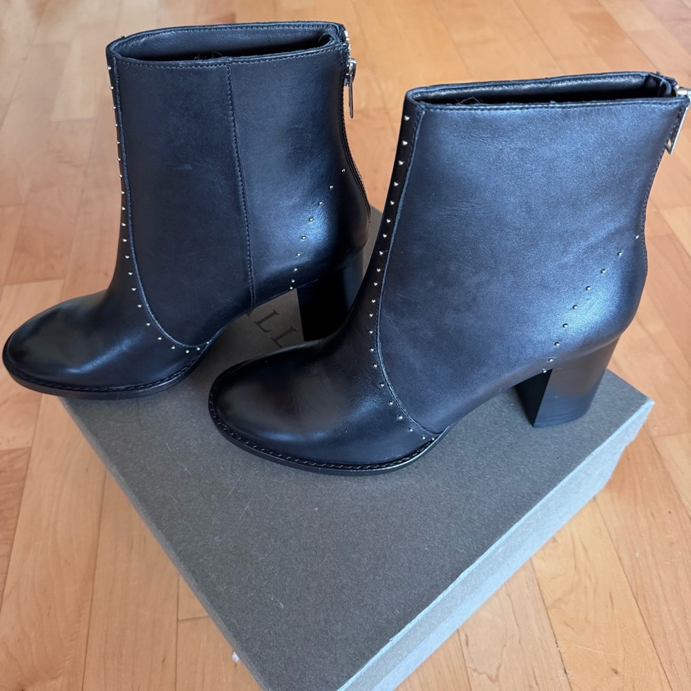 NIB All Saints Leather Studded Boot